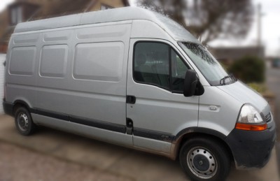 Andy's high roof van!